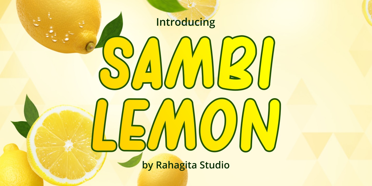 Ejemplo de fuente Sambi Lemon